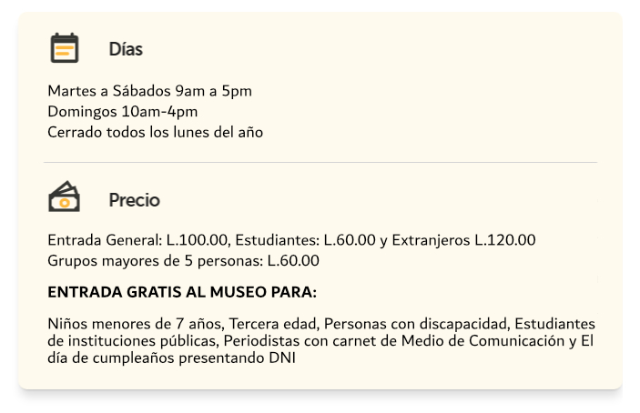 Horarios