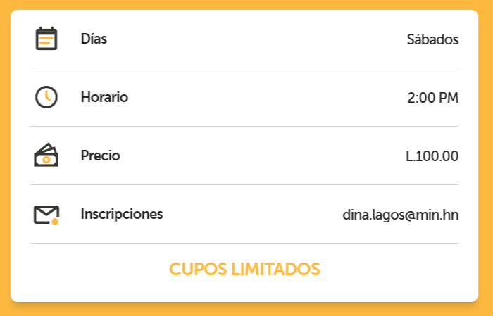 HORARIOS