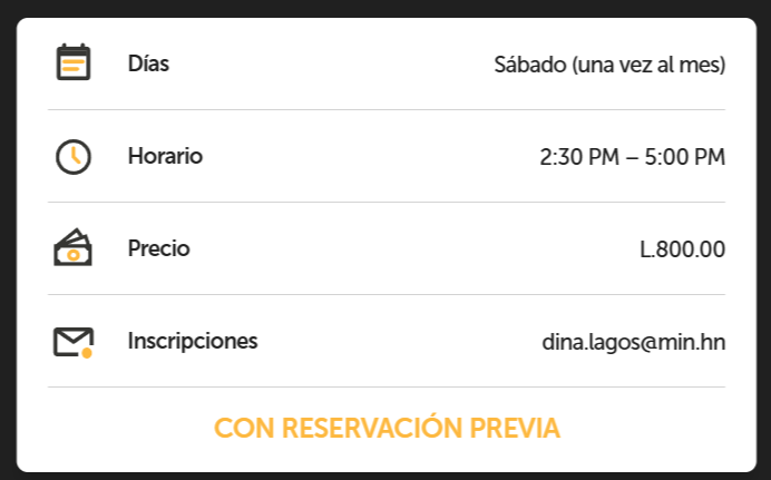 horarios