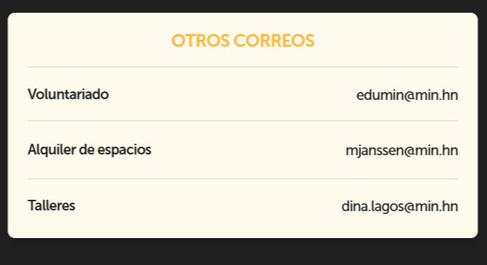 horarios